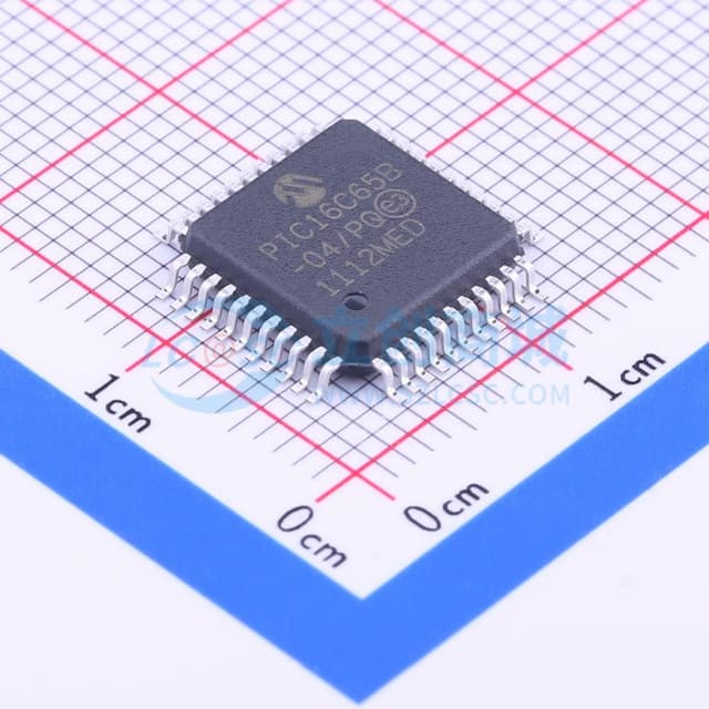 PIC16C65B-04/PQ实物图