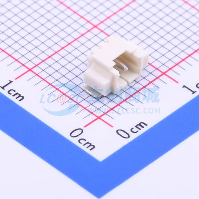 1x2P 间距:1.25mm 卧贴 系列:PicoBlade(MX 1.25)实物图