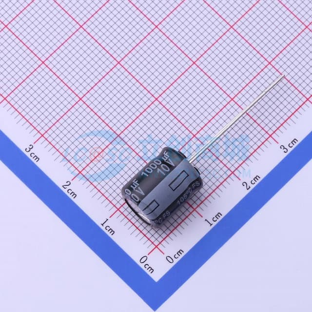1000uF ±20% 10V 【引线】实物图