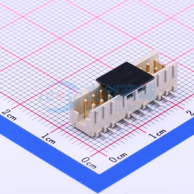2x10P 间距:2mm 立贴实物图