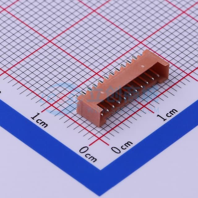 土黃 1x11P 间距:1.25mm 直插【插件】实物图