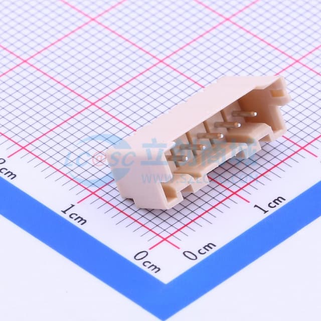 系列:XA 间距:2.5mm 1x6P 【插件】实物图