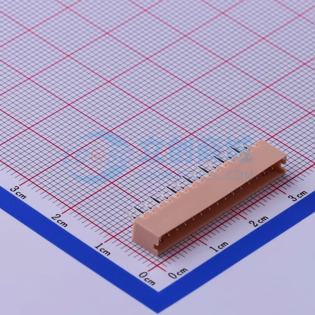 1x15P 间距:2mm 直插【插件】实物图