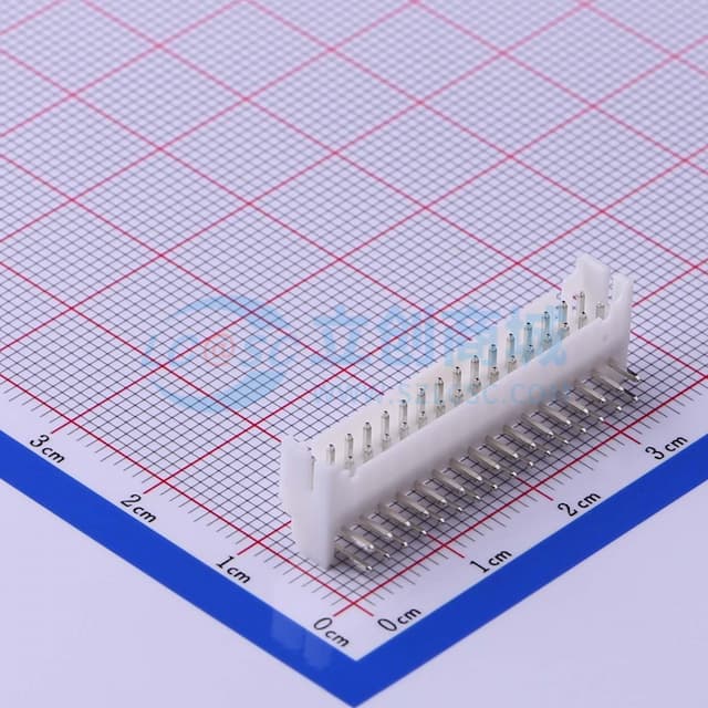 2x16P 间距:2mm 弯插【插件】实物图