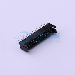 黑色 2x12P 间距:2mm 直插【插件】缩略图