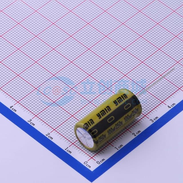 100uF ±20% 250V 【插件】实物图