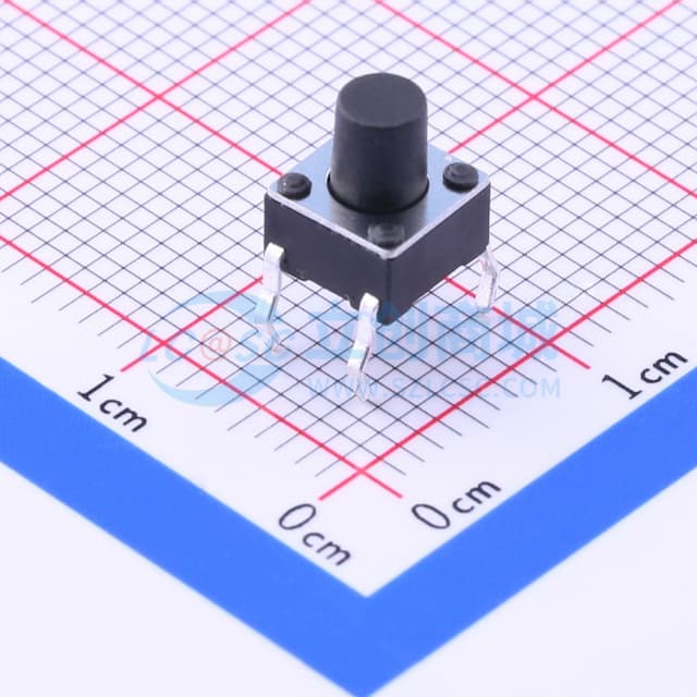 轻触开关,KAN0611-0731C,插件实物图