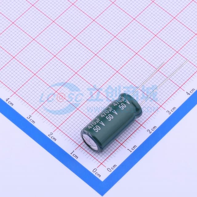 470uF ±20% 50V 【引线】实物图