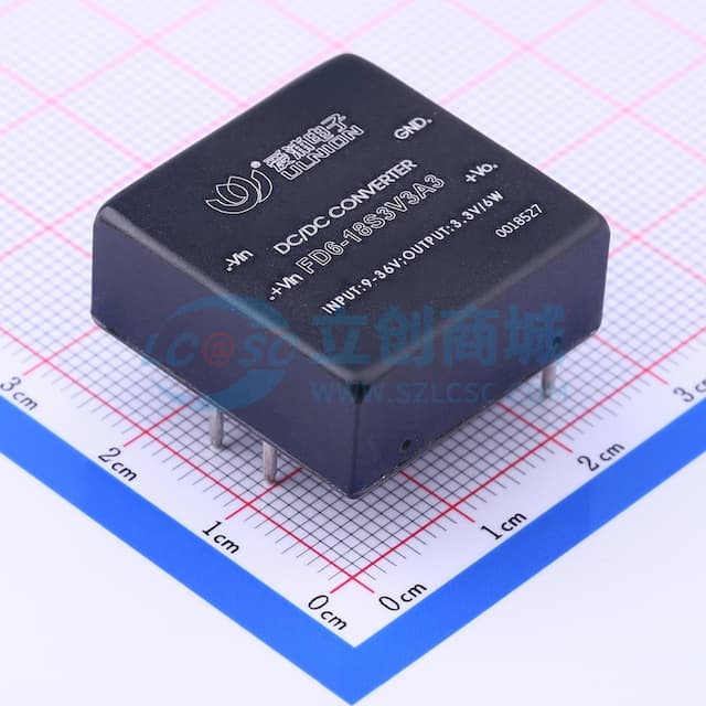 DC/DC模块电源，宽范围输入，6W输出功率【电源】实物图
