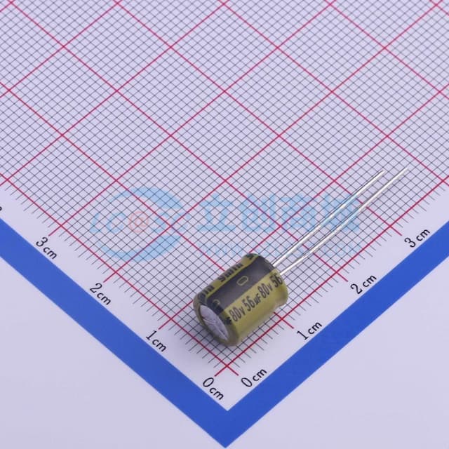 56uF ±20% 80V 【插件】实物图