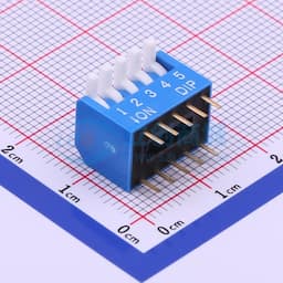 间距2.54mm 琴键 5位拨码开关 【拨码】缩略图