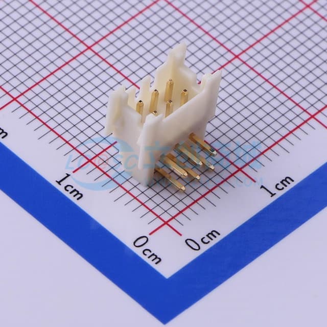 2x3P 间距:2mm 弯插【插件】实物图