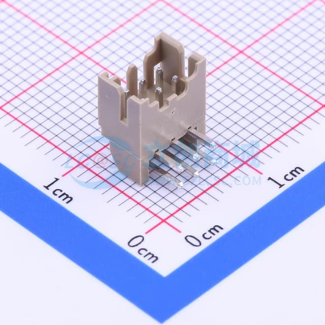 2x3P 间距:2mm 直插 系列:PH 【插件】实物图