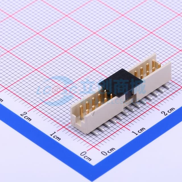 2x13P 间距:2mm 立贴实物图