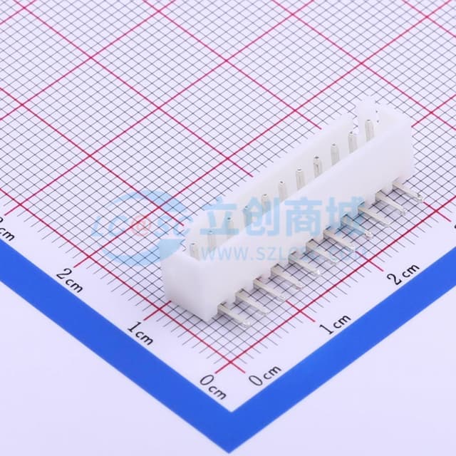 1x11P 间距:2.5mm 弯插 系列:XH 【插件】实物图