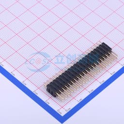 2x20P 间距:2.54mm 直插 【排针】缩略图