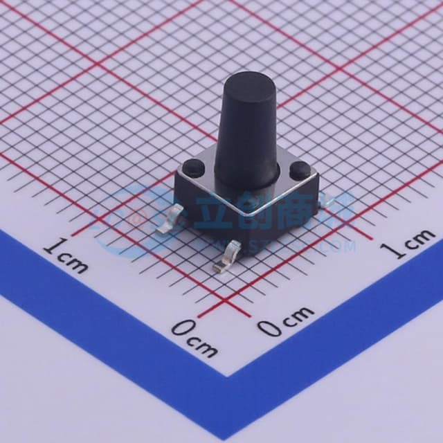 6*6*9.5mm 立贴 轻触开关实物图
