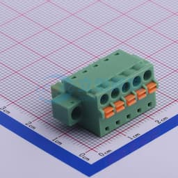 3.81mm 1x5P 排数:1 每排P数:5 螺丝固定缩略图