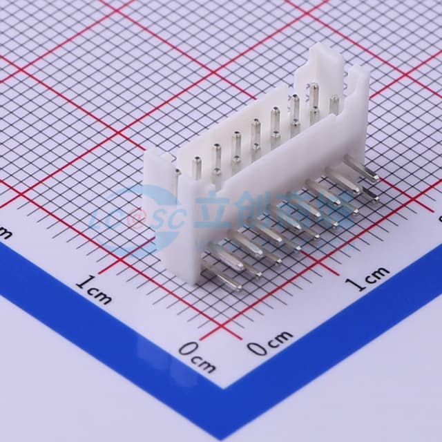 2x8P 间距:2mm 弯插【插件】实物图