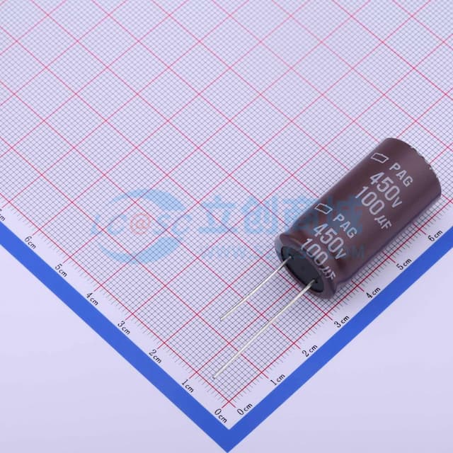 100uF ±20% 450V 【插件】实物图