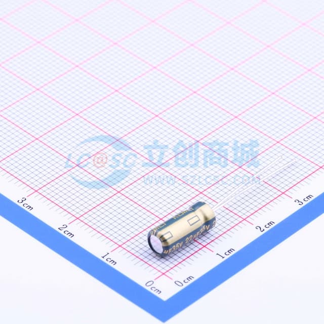 22uF ±20% 35V 【引线】实物图