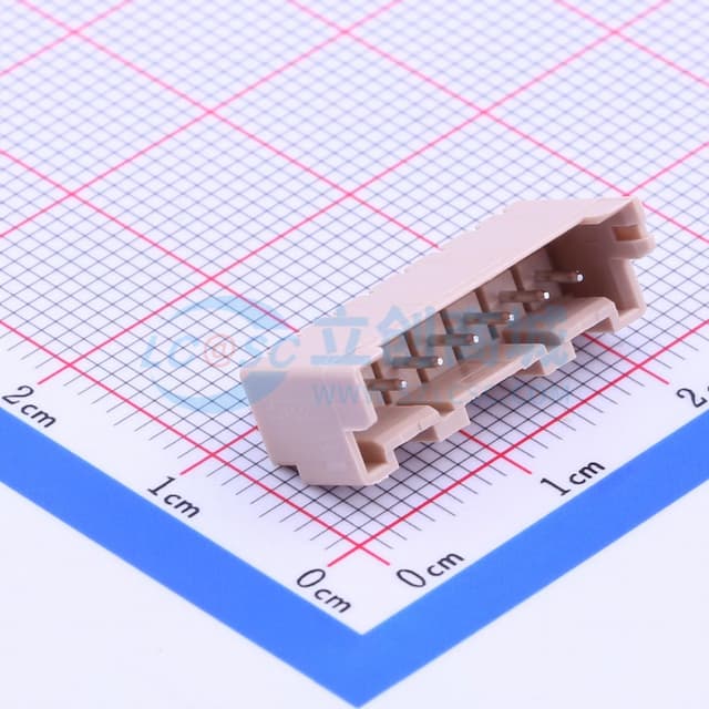 1x7P 间距:2.5mm 直插 系列:XA 【插件】实物图