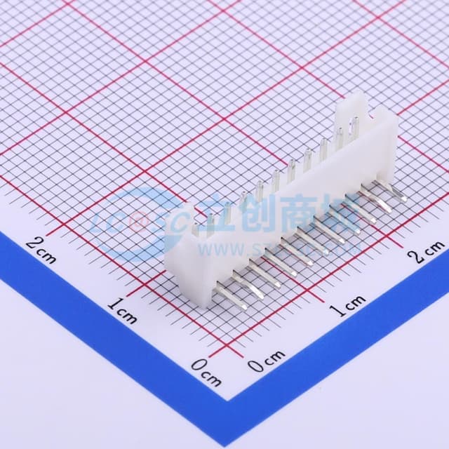 1x11P 间距:2mm 弯插 系列:PH 【插件】实物图