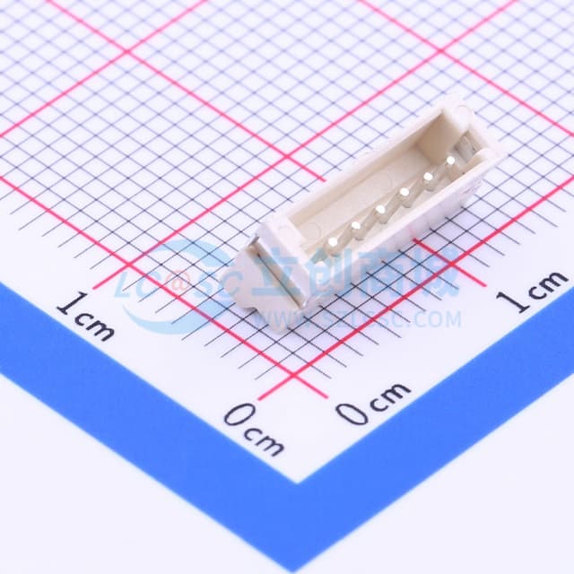 系列:ZH 间距:1.5mm 1x6P实物图