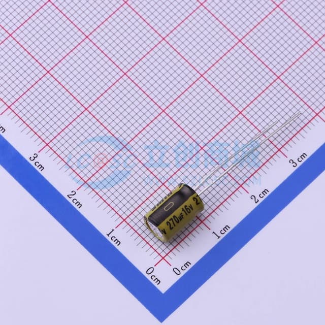 270uF ±20% 16V 【引线】实物图