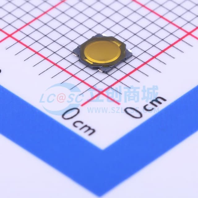 3.7*3.7*0.35mm 立贴 轻触开关实物图