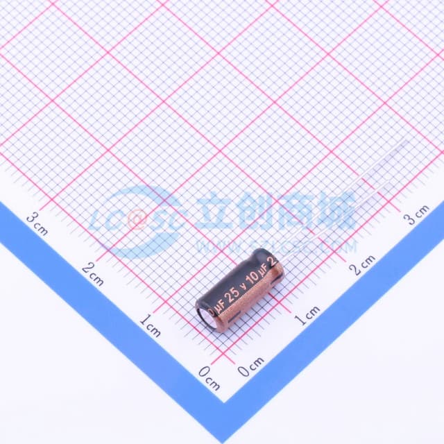 10uF ±20% 25V 【引线】实物图