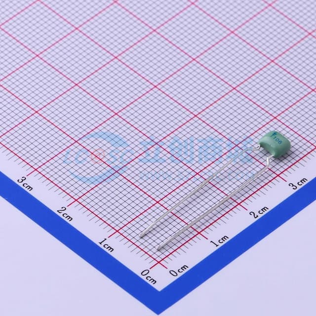 10uF -20%~+50% 25V 【直插】实物图