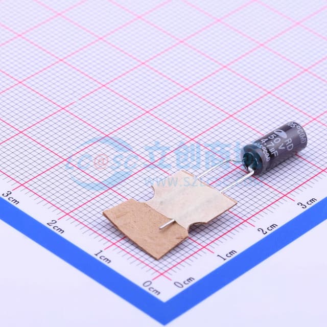 4.7uF ±20% 50V 【引线】实物图