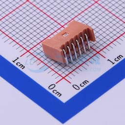 土黃 1x6P 间距:1.25mm 弯插【插件】缩略图