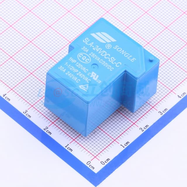 蓝色 SLA-24VDC-SL-C【继电】实物图