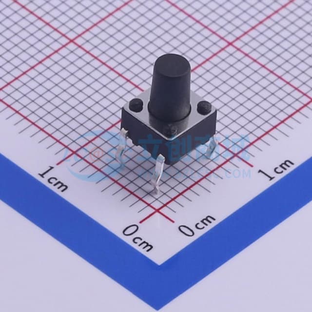 6*6*8.5mm 直插 轻触开关 【轻触】实物图
