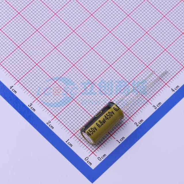 6.8uF ±20% 450V 【插件】实物图