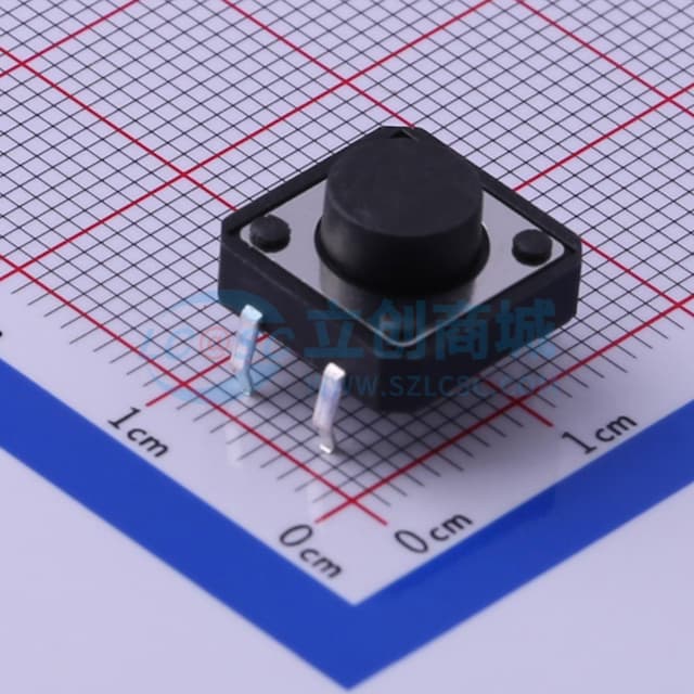 12*12*6mm 直插 轻触开关 【轻触】实物图