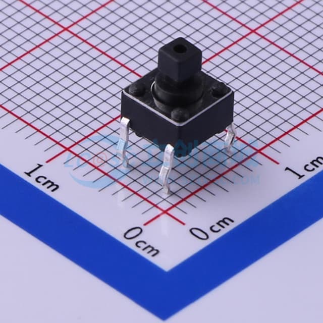 6*6*7.3mm 直插 轻触开关 【轻触】实物图