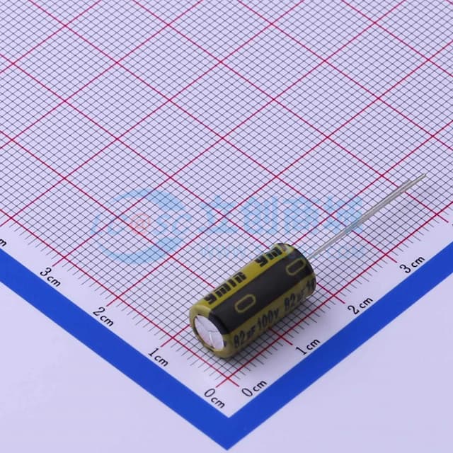 82uF ±20% 100V 【插件】实物图