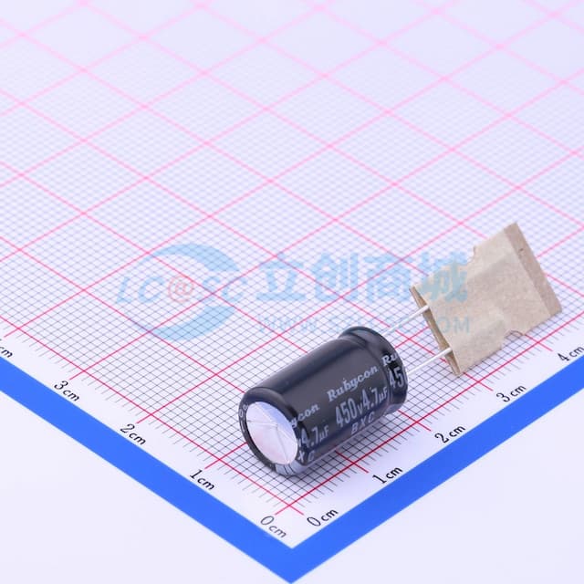 4.7uF ±20% 450V 【引线】实物图