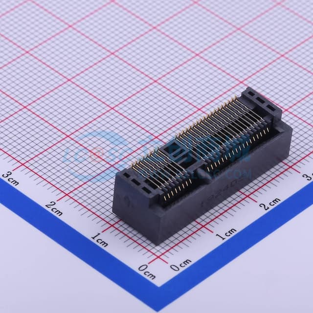 MINI PCIE 52P WIFI模块插座 物联网模块插座实物图