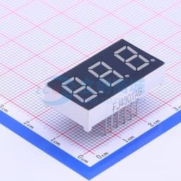 0.4英寸三位一体 黄绿色 共阴 数码管缩略图