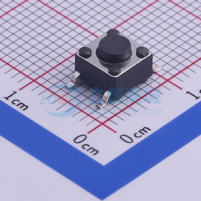 6*6*4.5mm 立贴 轻触开关实物图