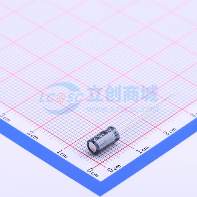 1uF ±20% 50V 【引线】实物图