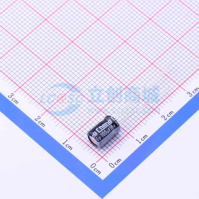 100uF ±20% 16V 【引线】实物图