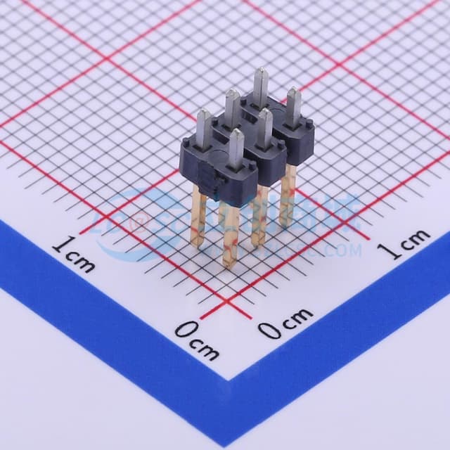 间距:2.54mm 方针 直插 【排针】实物图