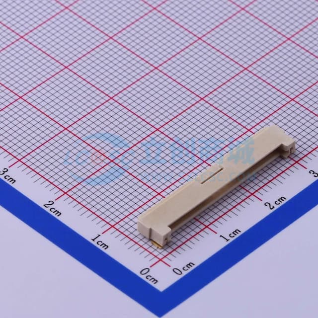 1x20P 间距:1.25mm 卧贴实物图