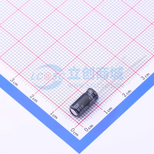 47uF ±20% 25V 【引线】实物图