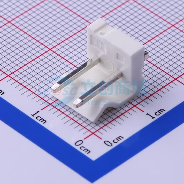 1x2P 间距:5.08mm 直插 系列:CH【插件】实物图